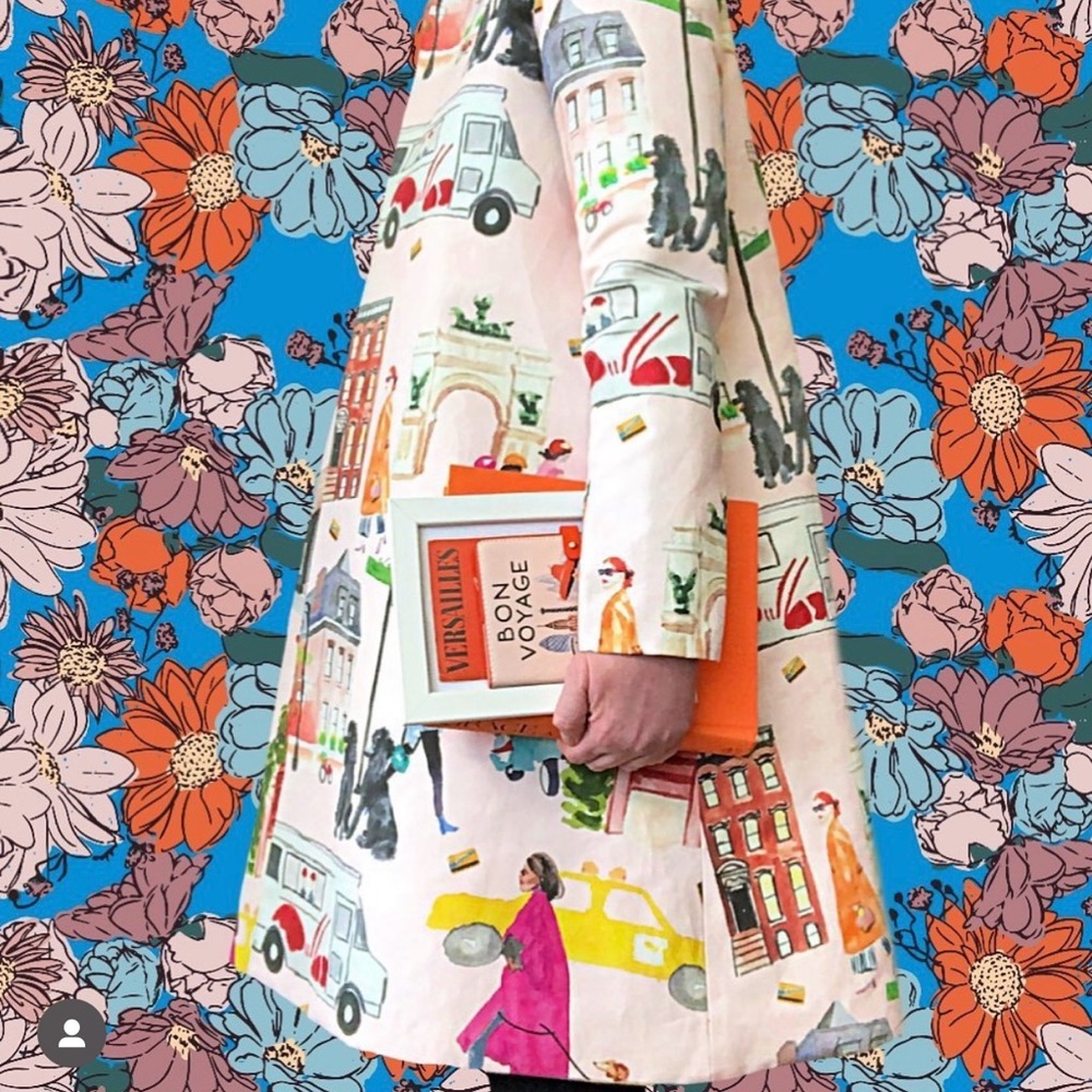 Retro-style Car Coat by Suite by Jennifer